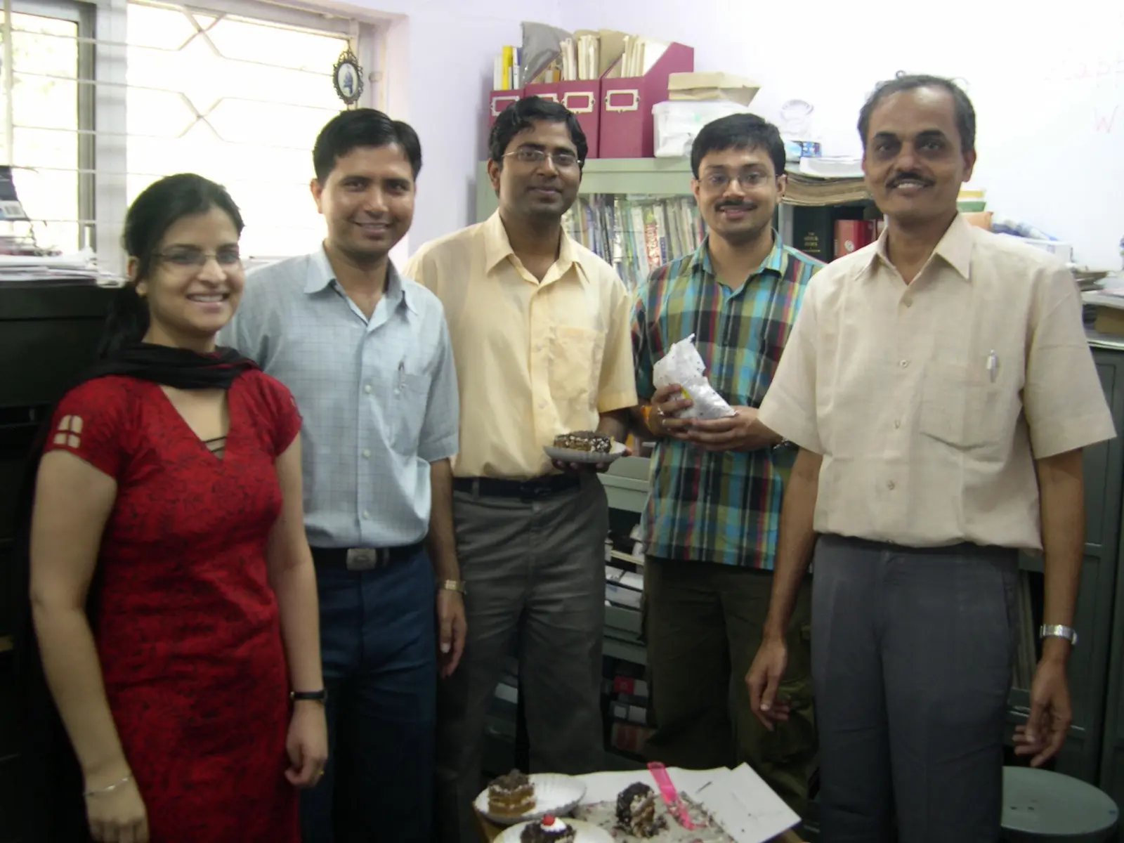 Punekar with his students