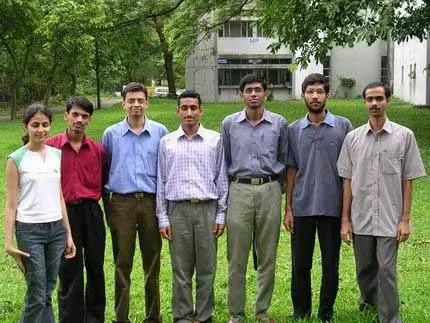 V. V. Raghavendra Sai with his batchmates