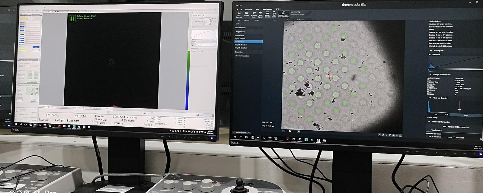 Cryo-EM grid atlas